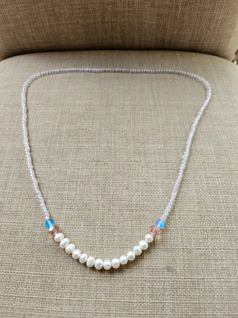Women Necklace Beaded Faux Pearl Fashion Jewelry Long Necklace Unbranded